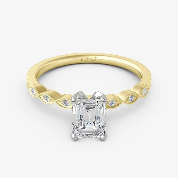 Celine Floral & Vintage Engagement Ring